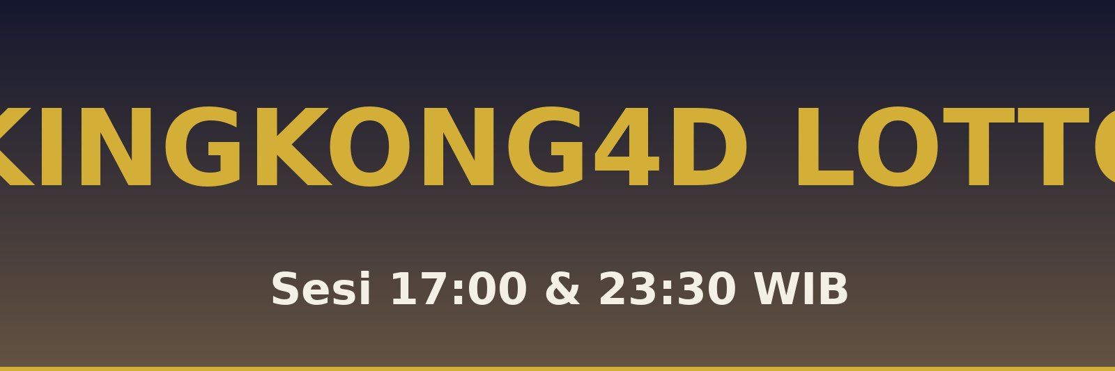 Kingkong4D Lotto Somolo-molo